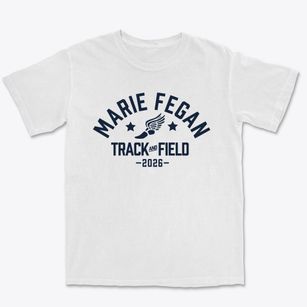 Marie Fegan School Track and Field Premium Heavyweight T-shirt