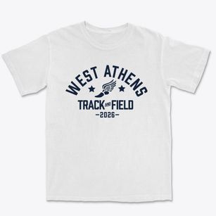 West Athens Elementary School Track and Field Premium Heavyweight T-shirt