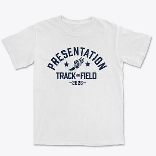 Presentation High School Track and Field Premium Heavyweight T-shirt