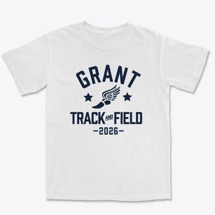 Grant Elementary School Track and Field Premium Heavyweight T-shirt