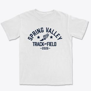 Spring Valley Elementary School Track and Field Premium Heavyweight T-shirt