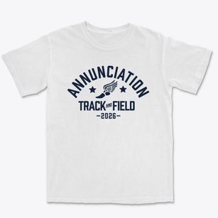 Annunciation School Track and Field Premium Heavyweight T-shirt