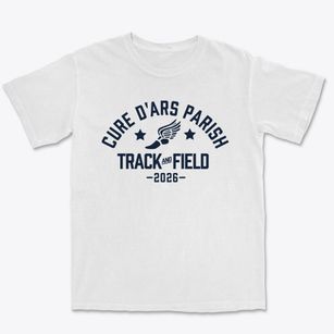 Cure D'ars Parish Track and Field Premium Heavyweight T-shirt