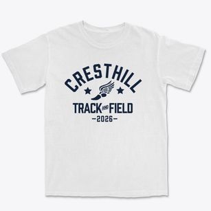 Cresthill Middle School Track and Field Premium Heavyweight T-shirt
