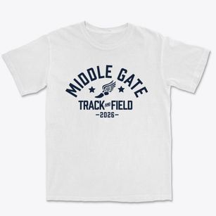 Middle Gate Elementary School Track and Field Premium Heavyweight T-shirt