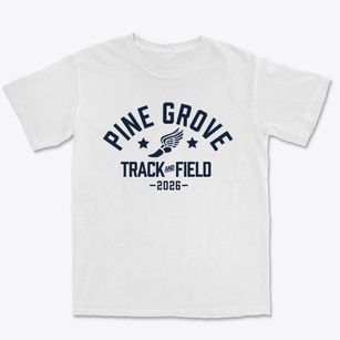 Pine Grove Elementary School Track and Field Premium Heavyweight T-shirt