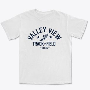 Valley View Primary School Track and Field Premium Heavyweight T-shirt