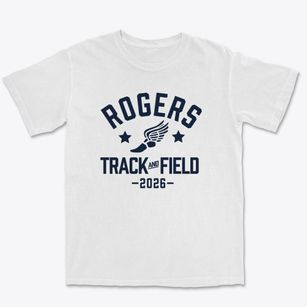Rogers Magnet School Track and Field Premium Heavyweight T-shirt