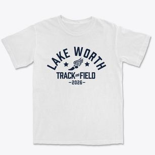 Lake Worth Middle School Track and Field Premium Heavyweight T-shirt