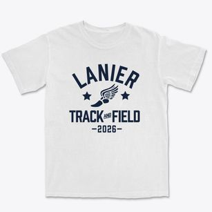 Lanier Elementary School Track and Field Premium Heavyweight T-shirt