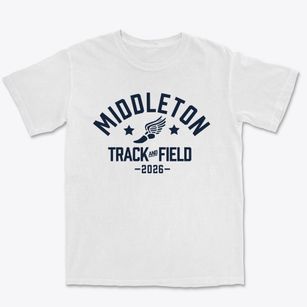 Middleton High School Track and Field Premium Heavyweight T-shirt