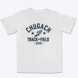 Chugach Optional Elementary School Track and Field Premium Heavyweight T-shirt