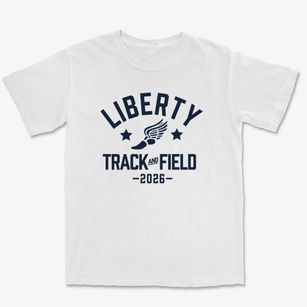 Liberty Middle School Track and Field Premium Heavyweight T-shirt