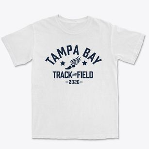 Tampa Bay Christian School Track and Field Premium Heavyweight T-shirt