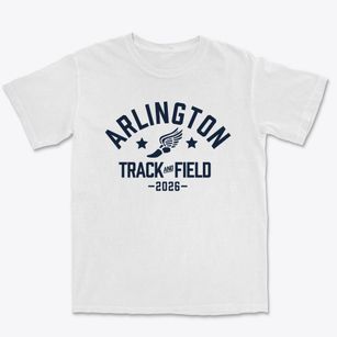 Arlington Elementary School Track and Field Premium Heavyweight T-shirt