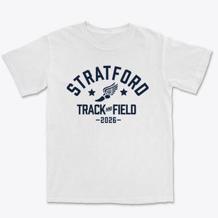 Stratford Academy Track and Field Premium Heavyweight T-shirt