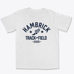 Hambrick Elementary School Track and Field Premium Heavyweight T-shirt