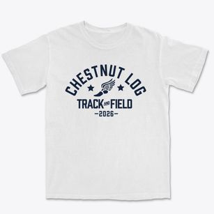 Chestnut Log Middle School Track and Field Premium Heavyweight T-shirt
