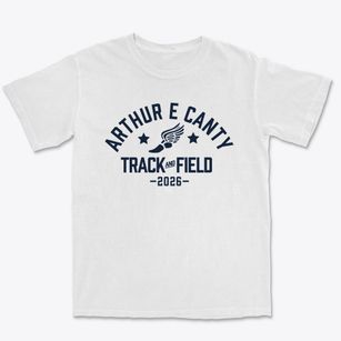 Arthur E Canty Elementary School Track and Field Premium Heavyweight T-shirt
