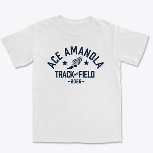 Ace Amandla Charter High School Track and Field Premium Heavyweight T-shirt