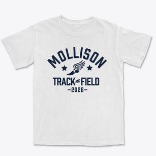 Mollison Elementary School Track and Field Premium Heavyweight T-shirt