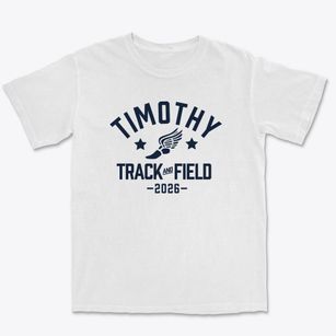 Timothy Lutheran School Track and Field Premium Heavyweight T-shirt