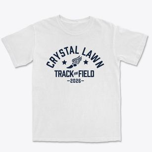 Crystal Lawn Elementary School Track and Field Premium Heavyweight T-shirt