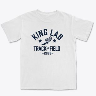 Martin Luther King Jr. Laboratory School Track and Field Premium Heavyweight T-shirt