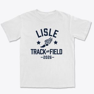 Lisle Junior High School Track and Field Premium Heavyweight T-shirt
