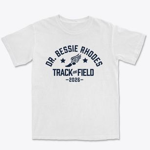 Dr. Bessie Rhodes Magnet School Track and Field Premium Heavyweight T-shirt