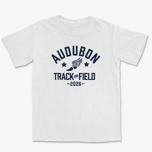 Audubon Elementary School Track and Field Premium Heavyweight T-shirt