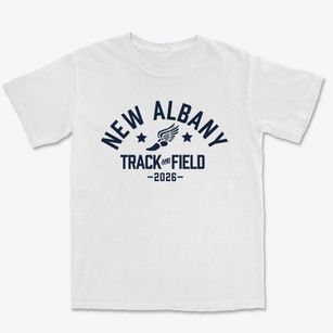 New Albany High School Track and Field Premium Heavyweight T-shirt