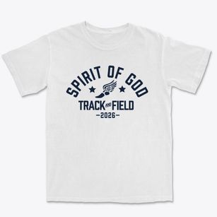 Spirit Of God Accelerated Education Track and Field Premium Heavyweight T-shirt