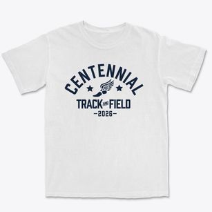 Centennial Middle School Track and Field Premium Heavyweight T-shirt