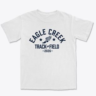 Eagle Creek Elementary School Track and Field Premium Heavyweight T-shirt