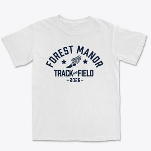 Forest Manor Middle School Track and Field Premium Heavyweight T-shirt