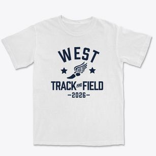 West Elementary School Track and Field Premium Heavyweight T-shirt