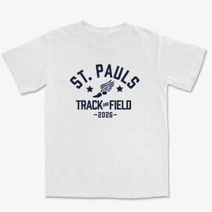 Saint Pauls Lutheran School Track and Field Premium Heavyweight T-shirt