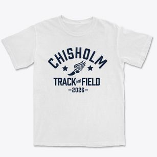 Chisholm Life Skills Center Track and Field Premium Heavyweight T-shirt