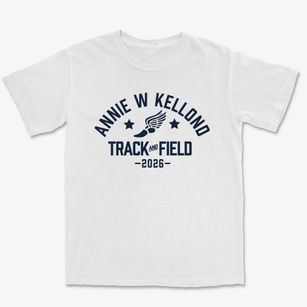 Annie W Kellond Elementary School Track and Field Premium Heavyweight T-shirt