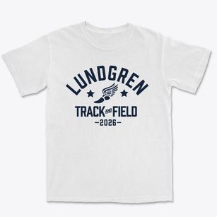 Lundgren Elementary School Track and Field Premium Heavyweight T-shirt