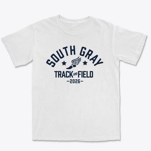 South Gray High School Track and Field Premium Heavyweight T-shirt
