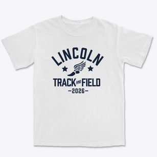 Lincoln Elementary School Track and Field Premium Heavyweight T-shirt