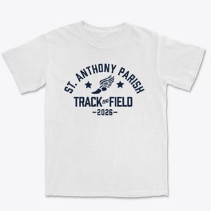 St Anthony Parish Track and Field Premium Heavyweight T-shirt