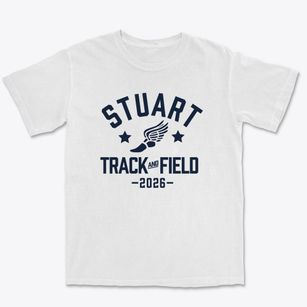 Stuart Hall School For Boys Track and Field Premium Heavyweight T-shirt