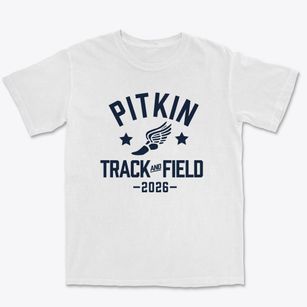 Pitkin High School Track and Field Premium Heavyweight T-shirt