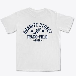 Granite Street Elementary School Track and Field Premium Heavyweight T-shirt