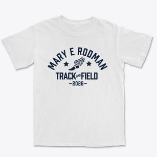 Mary E Rodman Elementary School #204 Track and Field Premium Heavyweight T-shirt