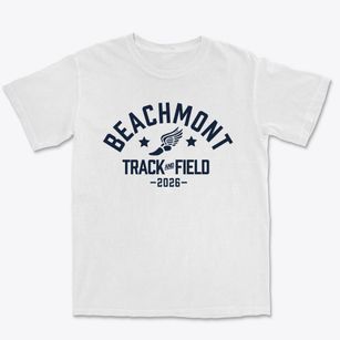 Beachmont Elementary School Track and Field Premium Heavyweight T-shirt