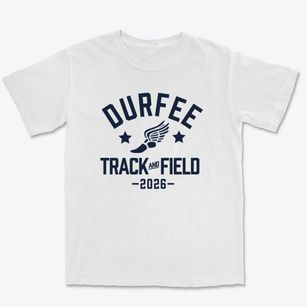 Durfee High School Track and Field Premium Heavyweight T-shirt